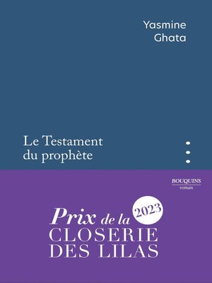 cover image of Le Testament du prophète